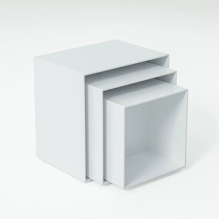 6‑piece Acrylic Buffet Risers — Stackable Hollow‑Bottom Displays for Cupcakes & Desserts