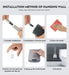 SDARISB Long-Handle Silicone Toilet Brush with Bendable Head (DR-FE94)