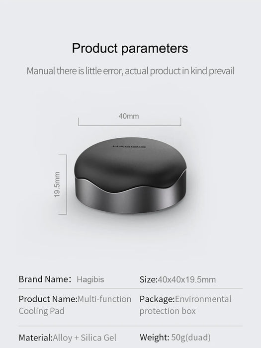 Magnetic Portable Laptop Stand & Cooling Pad — Aluminium, Skidproof