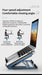 Q100 Laptop Cooling Pad — Twin Fans, LED Screen & Dual USB Ports