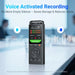 144GB Digital Voice Recorder — Voice-Activated for Lectures, Meetings & Interviews