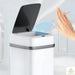 13L Rectangular Touch-Top Kitchen & Bathroom Bin – White
