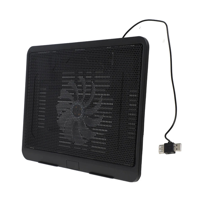 Laptop Cooling Pad with 130mm Fan, USB Powered — For 14-inch and Below