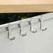 S-shaped Metal Over-Cabinet Door Hooks — Multi-purpose Kitchen & Bathroom Storage