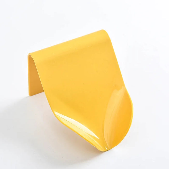 Wall Mounted Soap Dish Drain Soap Holder for Bathroom Self Adhesive Soap Dish Plastic Soap Container Bathroom Accessories