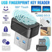 USB Fingerprint Key — Biometric Security Dongle for Windows Hello (USB)