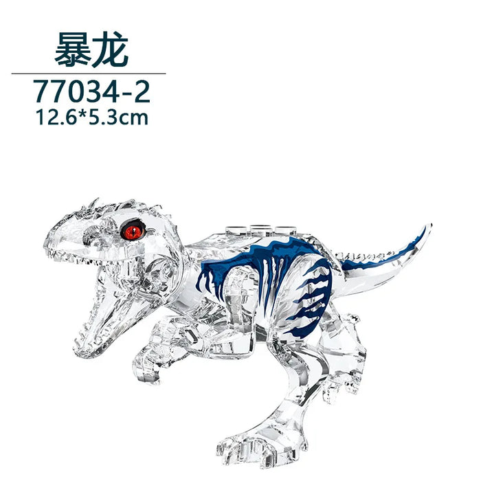 Tyrannosaurus Rex Building Block Figure — Jurassic Dinosaur Brick Toy (LEGO-compatible, 1pc)