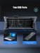 Laptop Cooling Pad with 8 Fans for 12–17 inch Laptops — 7-Height Adjustable with Phone Holder