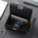 Faraday Key Fob Protector — RFID Signal-Blocking Box for Keyless Car Fobs, Faux Leather