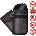 Car Key Signal Blocker Pouch — Faraday RFID Blocking Fob Case (Black)