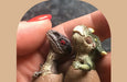 3PCS Hatching Dinosaur Eggs – T‑Rex, Triceratops & Raptor PVC Model Set