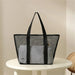 Quick-Dry Mesh Shower Caddy Tote – Beach & Travel Wash Bag (8 Pockets)