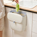 12L Hanging Kitchen & Bathroom Bin with Lid — Door or Wall Mount