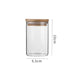Glass Food Storage Jar with Wood Lid — Airtight Kitchen Storage (250/400/520/1000ml)