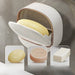 Waterproof Soap Dish – Non-slip, Leak-proof Shower & Sink Soap Holder (Plastic, L)