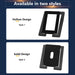 Carbon Steel Tabletop Speaker Base — Shock-Absorbing Stand