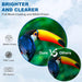 10x25 Compact Folding Binoculars — Lightweight Pocket Travel Binoculars for Adults & Kids