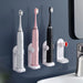 Adjustable Electric Toothbrush Holder – Silicone Non‑Slip Wall Mount (Fits 18–35mm)