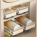 Space-Saving Pull-Out Kitchen Organiser — Plate, Bowl & Spice Rack