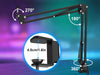 USB Cardioid Condenser Microphone Kit with Boom Arm — Plug-and-Play for Podcasting & Streaming