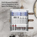 Modern Grey Wall-Mounted Bathroom Cabinet — PVC Vanity (Under 60cm)