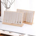 Wood Jewellery Display Stand — Large Necklace & Bracelet Rack with Faux Suede Interior