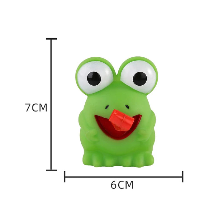 Kids' Pinch Fidget Toy – Frog or Dinosaur with Sticking Tongue, Stress Relief, 1pc (Random Colour)