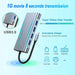 11-in-1 USB-C / Thunderbolt 3 Hub Docking Station with 4K HDMI, VGA, 100Mbps Ethernet, PD 100W, SD/TF, Audio