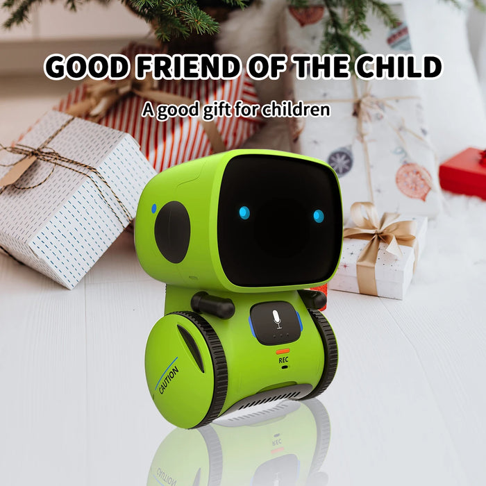 Interactive Robot Toys for Kids English Version Smart Talking Robot with Voice Controlled Touch Sensor Gift for kids Boys  Girls