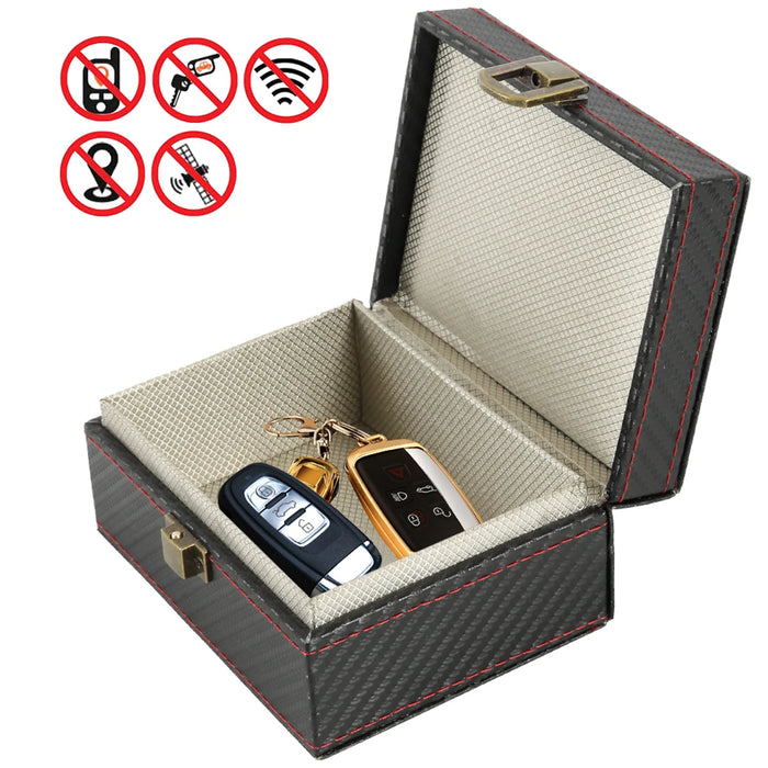 Car Key Faraday Box – Signal Blocking Key Safe 11.6 x 9 x 5.8 cm