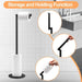 Stainless Steel Freestanding Toilet Roll Holder – 4–5 Roll Storage