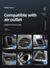 Car Wireless Charger & Phone Holder — Auto Infrared Clamps, 5–30W Fast Charge, 360° Rotate