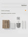 Mini Silicone Toilet Brush Set — Wall‑Mounted or Free‑Standing, Soft Silicone Brush