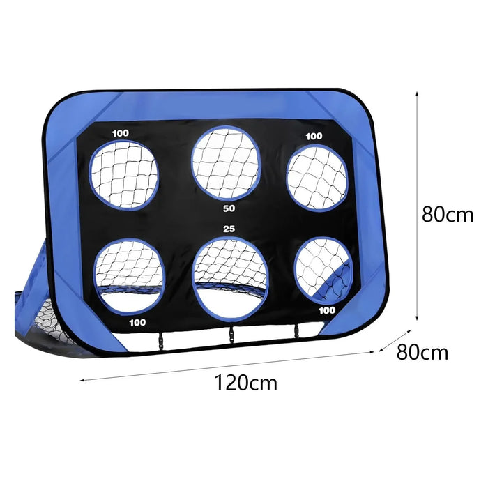 Garden Football Goal – Portable Trapezoid Frame with 3‑Minute Pop‑Up