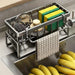 Kitchen Sink Sponge Holder – Auto-Draining Plastic Sink Caddy with Removable Brush Holder