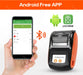 58mm Mini Thermal Receipt Printer – Bluetooth & USB, Mobile POS for Android/iOS/Windows