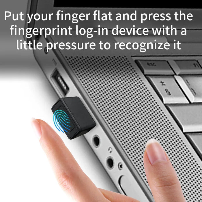 Mini Fingerprint Reader for Windows Hello – USB / Type‑C Biometric Scanner for PC & Laptop