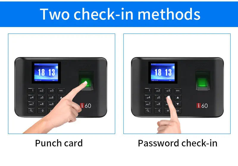 A5 Fingerprint Time Attendance Device — Biometric Clock‑in Terminal