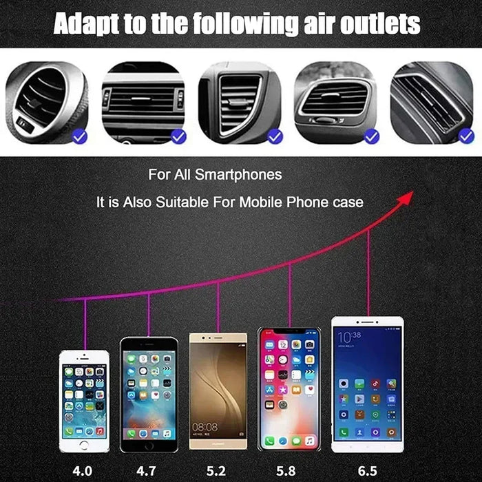 Car Wireless Charger & Phone Holder — Auto Infrared Clamps, 5–30W Fast Charge, 360° Rotate