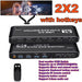 Dual Monitor USB3.0 KVM Switch 2 in 2 out 4K 60Hz 2x2 Mixed Display 2 Monitors 2 Computer for Laptop HDMI-Compatible KVM Switch