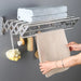 Wall-Mounted Foldaway Clothes Drying Rack - Expandable Stainless Steel
