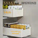 Under-sink Pull-out Drawer Organiser – No-drill Sliding Storage Rack for Kitchen & Bathroom