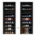 Adjustable 9-Compartment Shoe Cabinet 60 x 30 x 155cm – Dust-proof Multi-layer