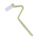 Curved S-Head Toilet Brush with Long Handle and Hanging Hook – 1/2/3 Pack