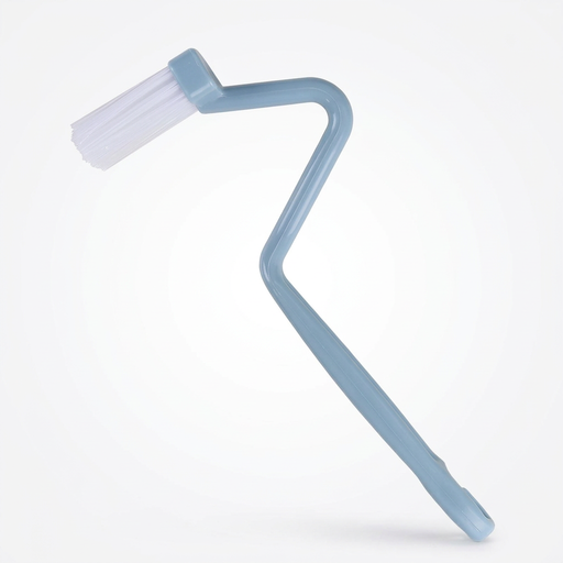 Curved S-Head Toilet Brush with Long Handle and Hanging Hook – 1/2/3 Pack
