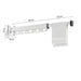 Foldaway Wall-mounted Clothes Dryer — White Aluminium Alloy, Retractable