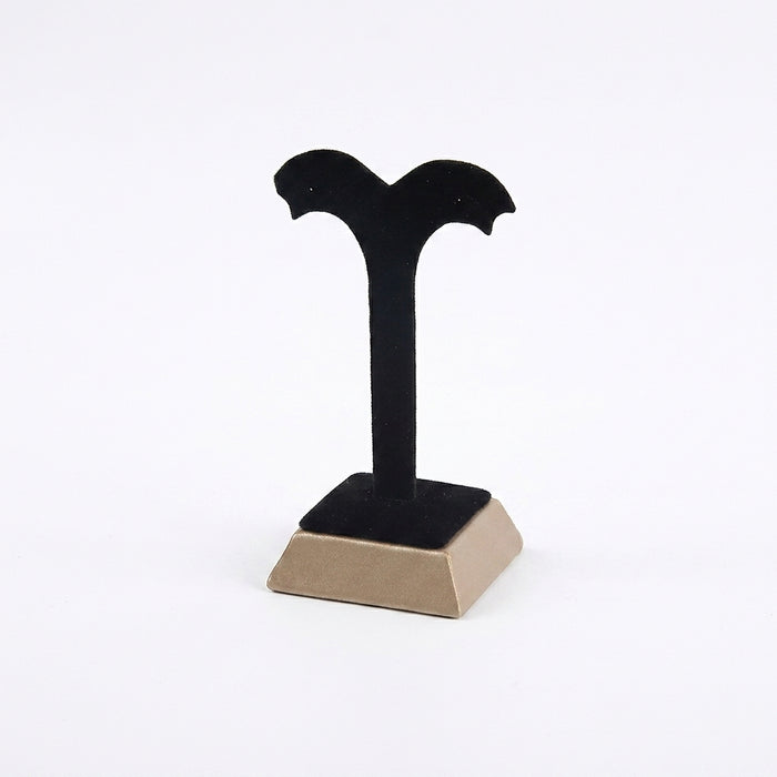 Velvet Jewellery Organiser Stand – Metal Ring, Pendant, Bracelet & Watch Display