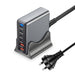 470W 6‑Port GaN Desktop Charger — 4C+2A USB‑C PD Fast Charge for Phones, Tablets & Laptops