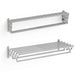 Stainless Steel Wall-Mounted Retractable Clothes Drying Rack — Accordion Design