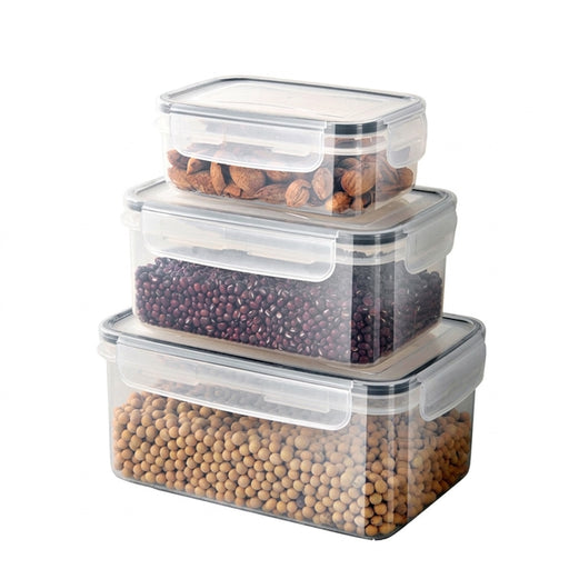 Kitchen Food Container Set — 10× 840ml BPA-Free Plastic, Microwave & Dishwasher Safe, with 10 Stickers & Marker